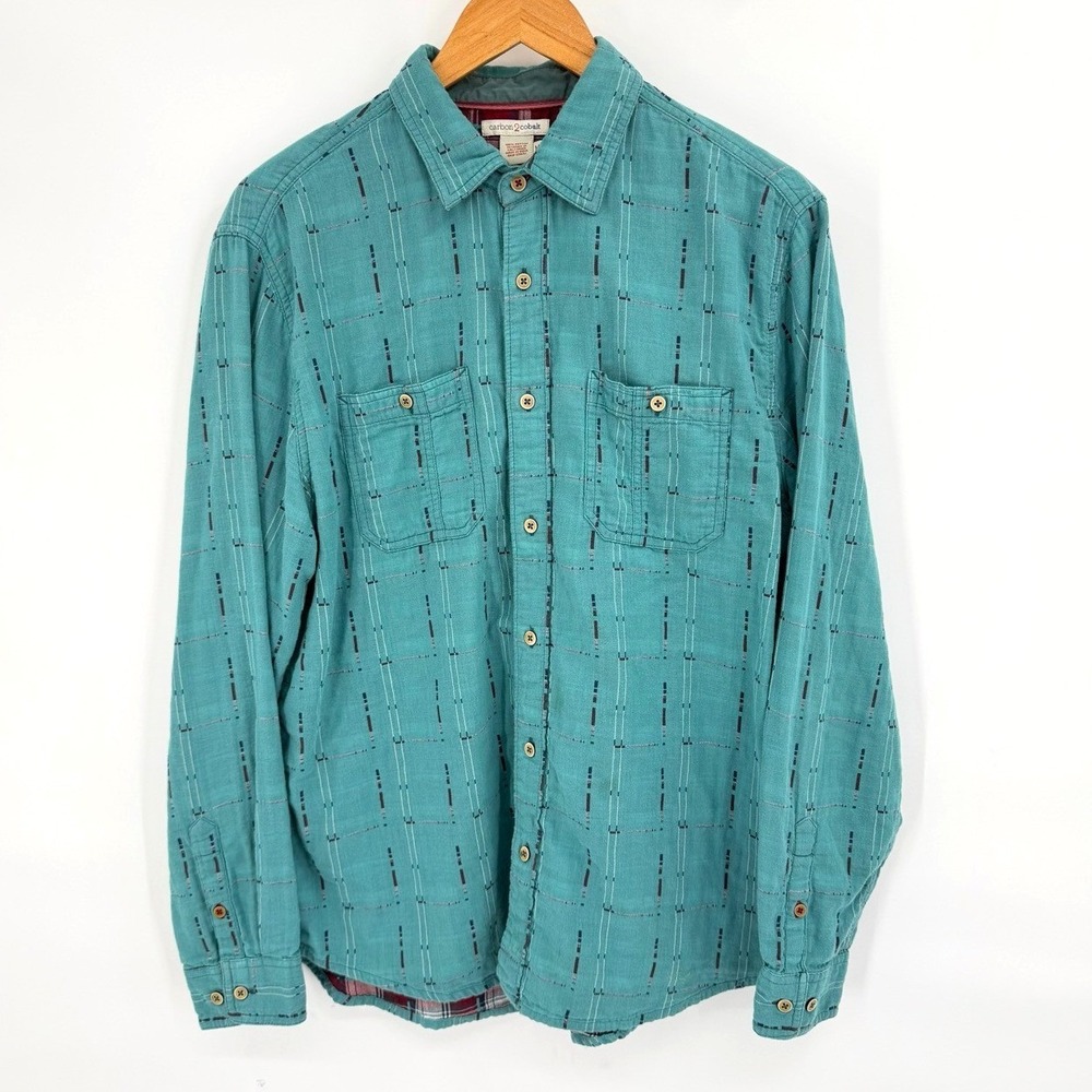 Carbon 2 Cobalt Mens Medium Lot of‎ 5 Long Sleeve Button Down Shirts Workwear - Picture 14 of 16